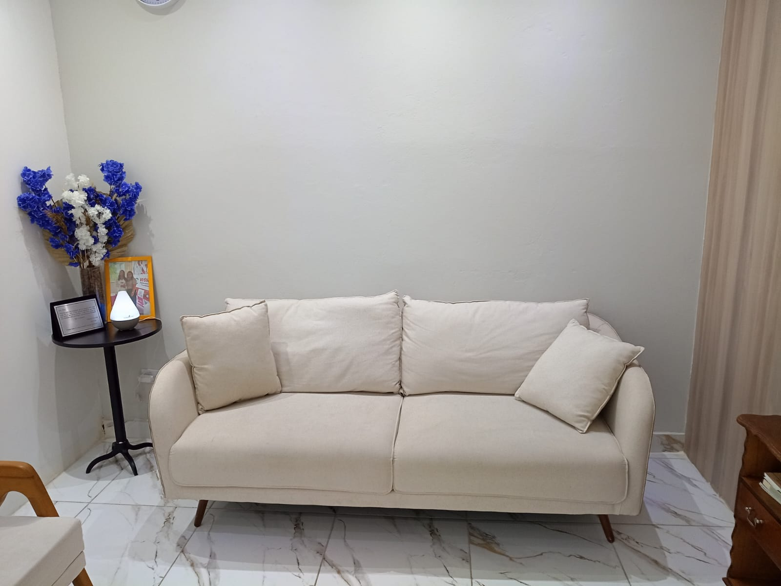 Sala de espera aconchegante