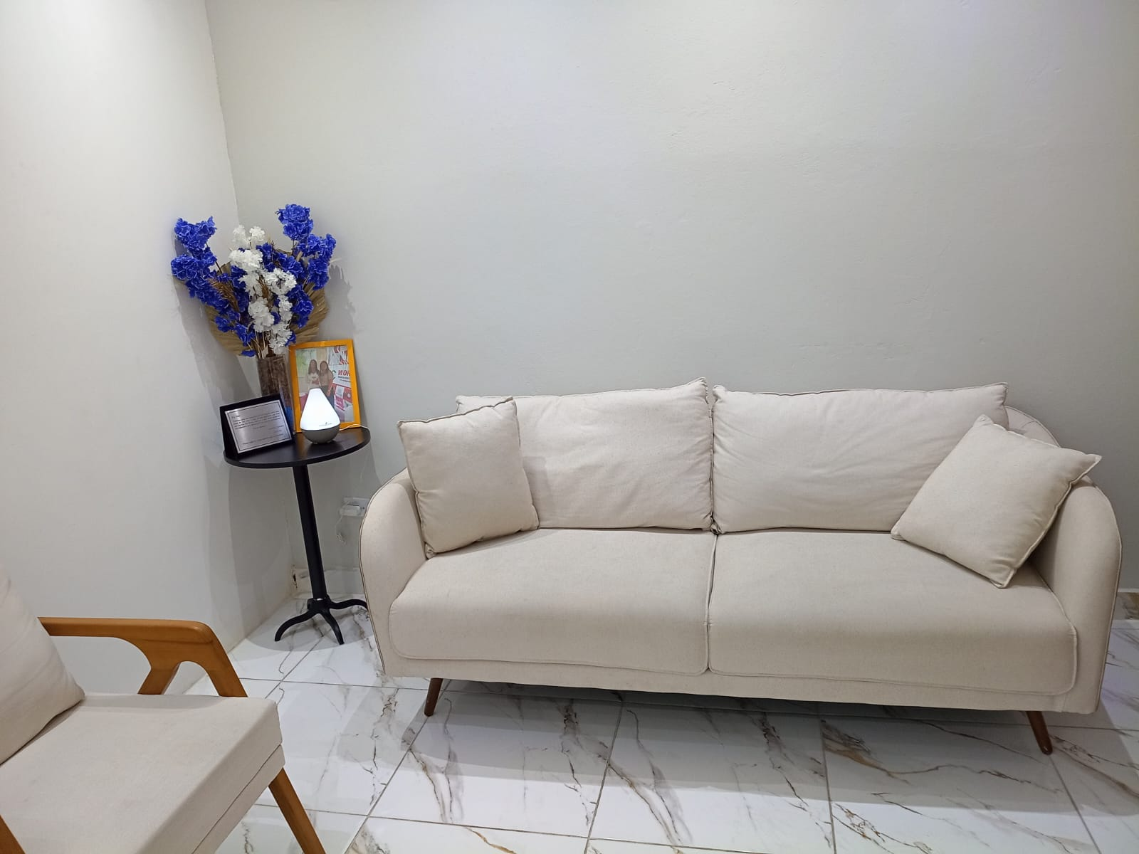 Ambiente de espera confortável