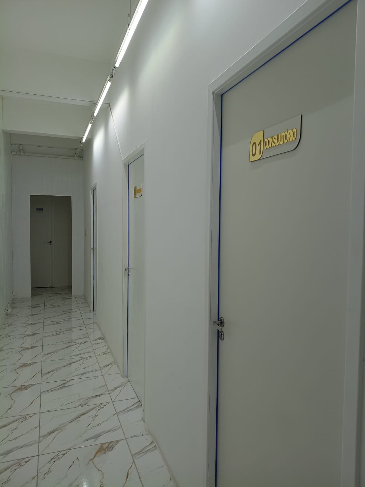 Corredor de acesso às salas